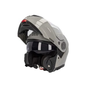 130R Helmets Showa Casco Modular Moto Gris